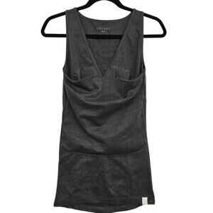 Lalabu Soothe Shirt Babywearing Tank Top Women Small Dark Gray Nursing Size S